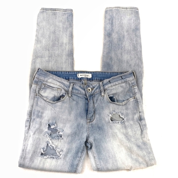 Bullhead Black Skinniest Light Wash Jeans - Picture 1 of 7